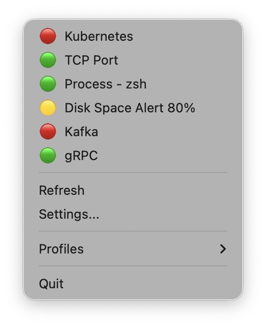 Show HN: UpDog – Menu bar app to monitor your dev environment health